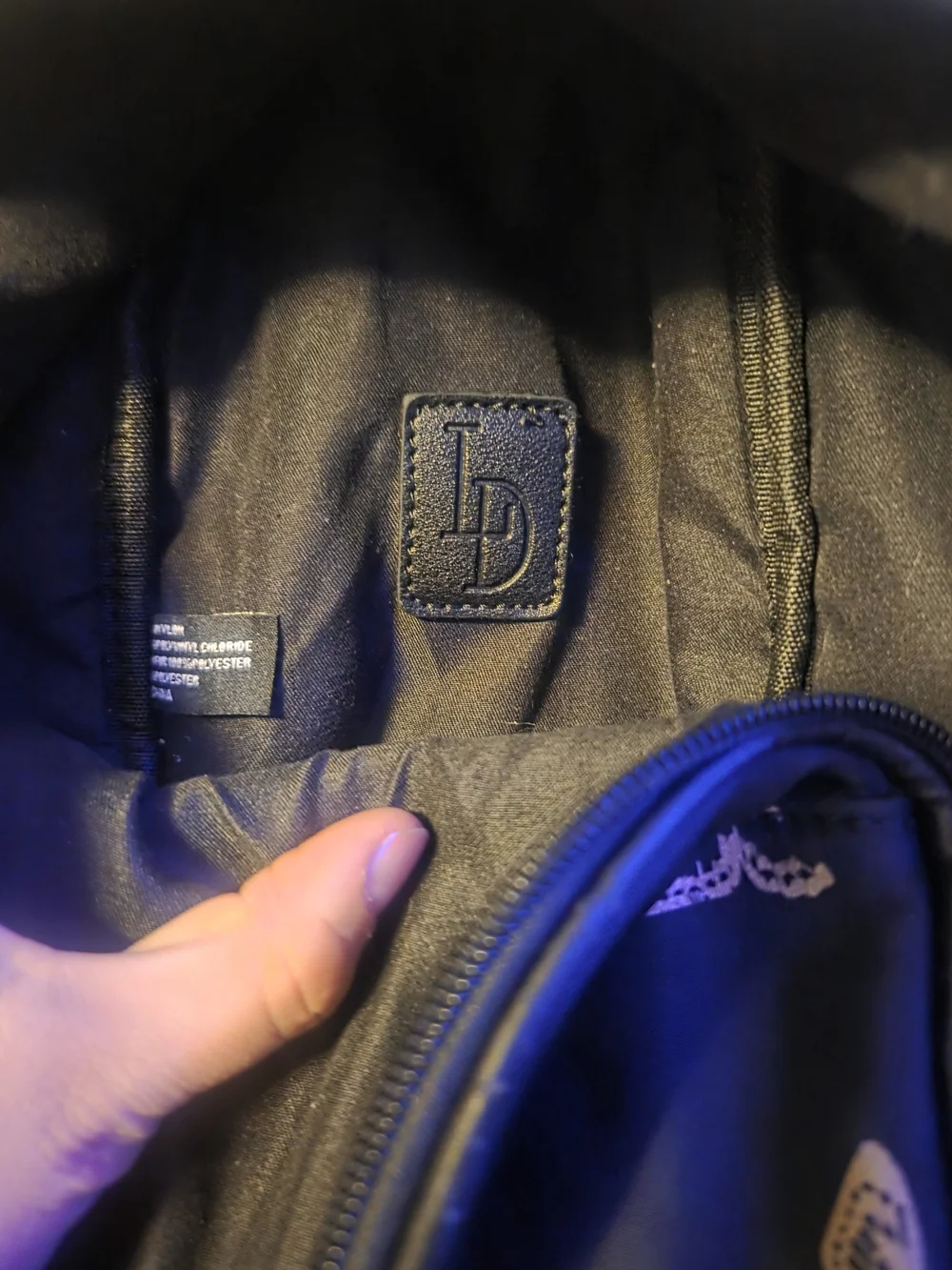 Black Butterfly Accent Mini Backpack